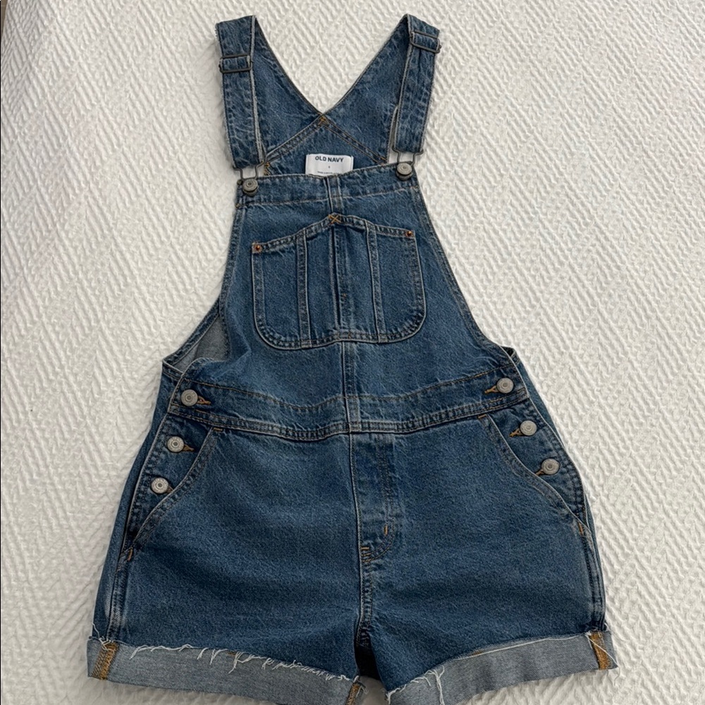 Blue Denim Overalls